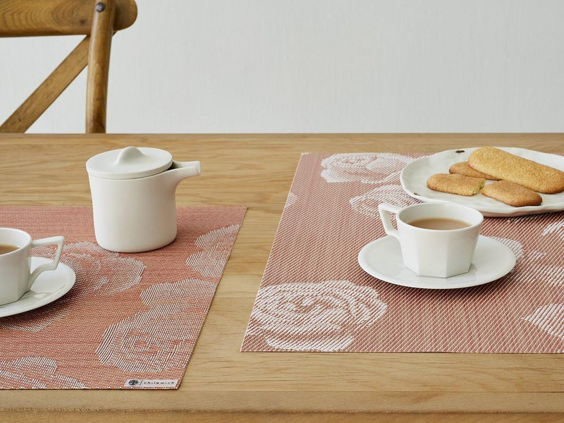 Table Mat | Burnt Coral Rosette