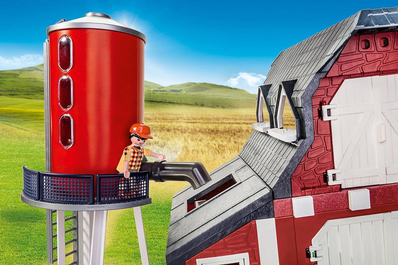 Barn With Silo