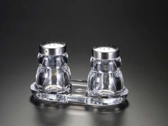 Acrylic Salt & Pepper Set on Base