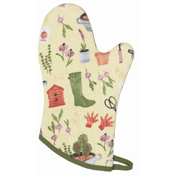 Set of 2 Oven Mitts | Garden