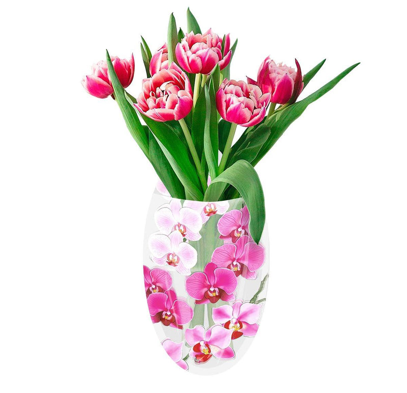 Large Suction Cup Vase | Pink Orchid