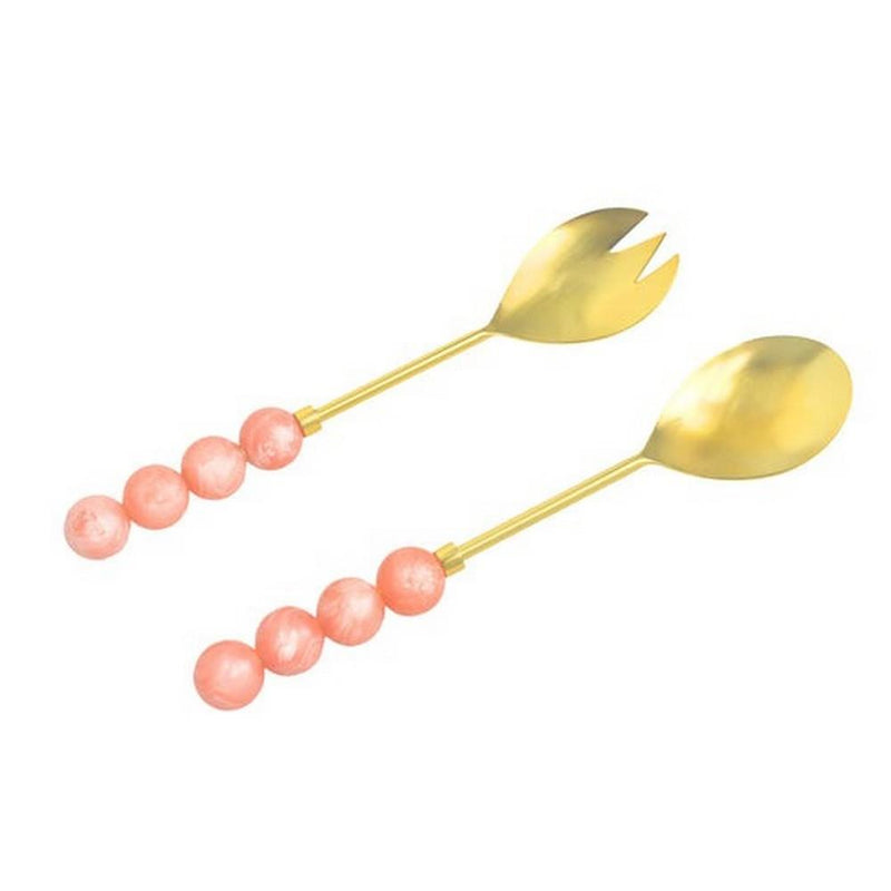 Salad Set | Hyaline | Pink/Gold