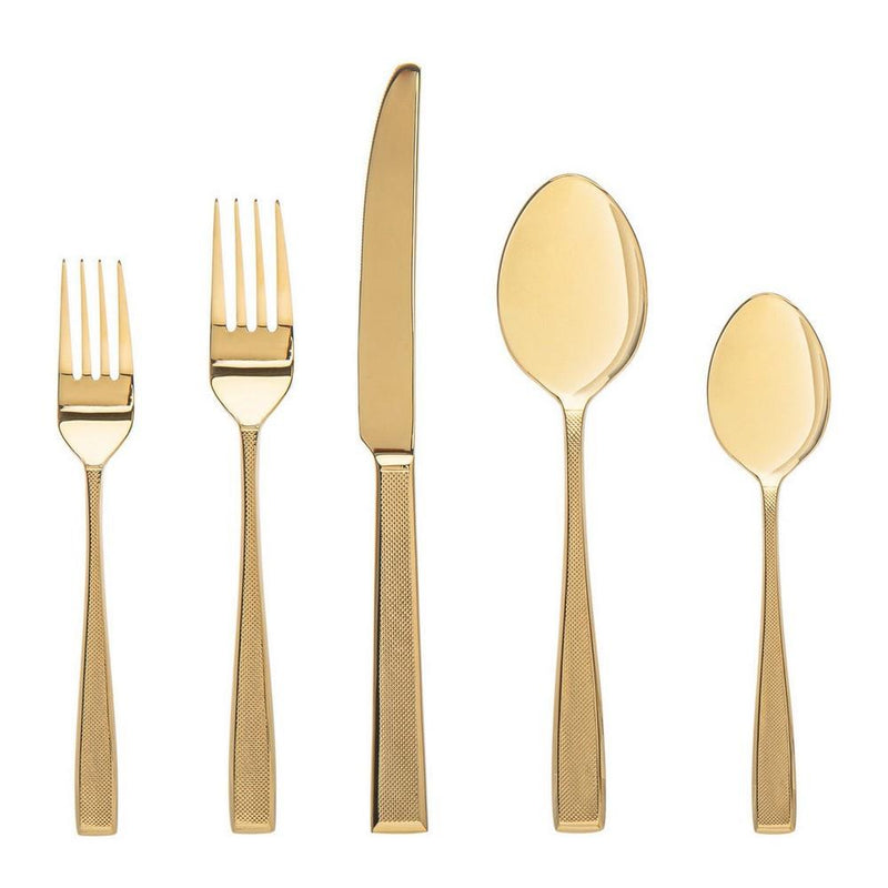 20 Piece Flatware Set | Gold Ingot