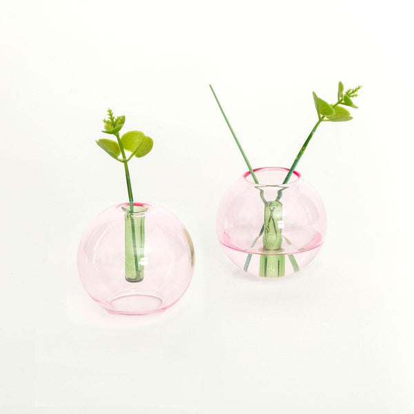 Mini Bubble Vase | Pink/Green