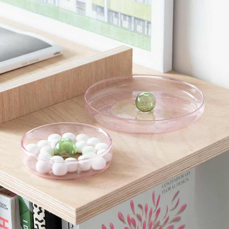 Medium Bubble Dish | Pink/Green