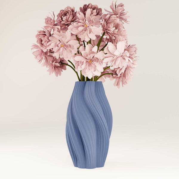 3D Vase | 25cm Hot Ice Cream | Blue