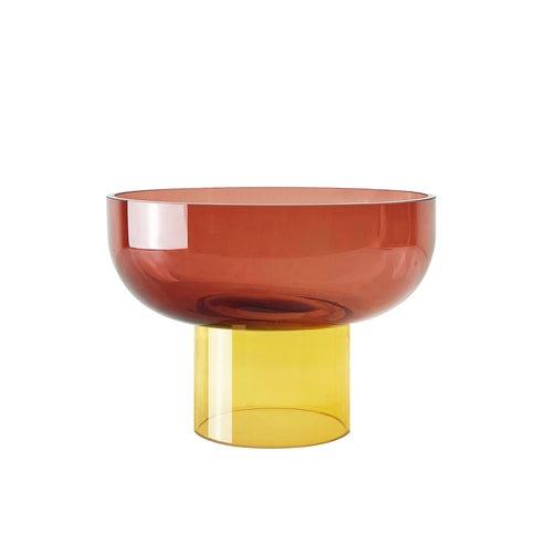 Tip Top Small Bowl | Pink/Yellow