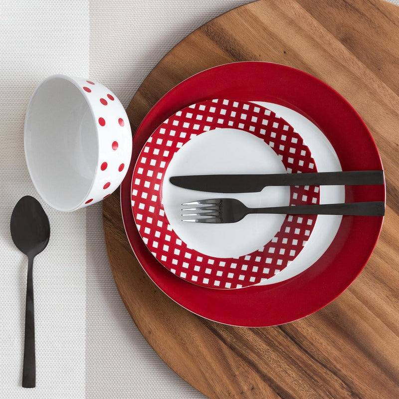 12 Piece Dinnerset | Rouge