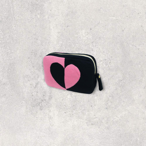 Travel Set | Pink/Black Dual Hearty Heart