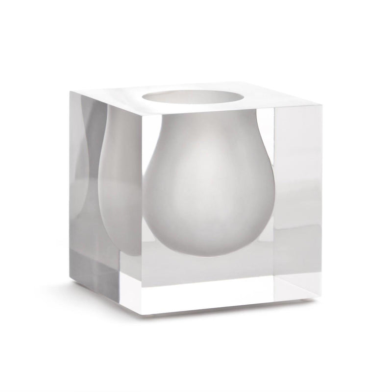 Bel Air Mini Scoop Vase | White