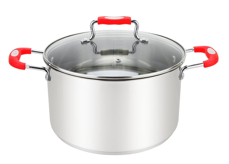 Urban | 4 Qt S/S Stockpot | Red