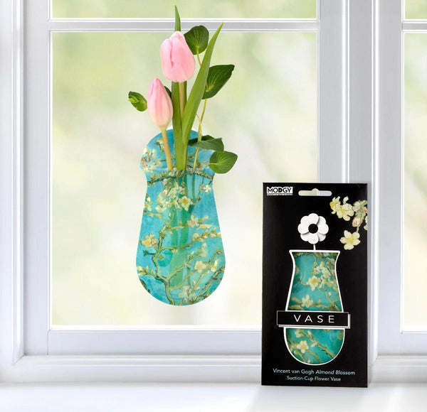 Suction Cup Vase | Van Gogh Almond Blossom