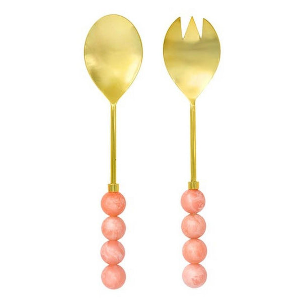 Salad Set | Hyaline | Pink/Gold