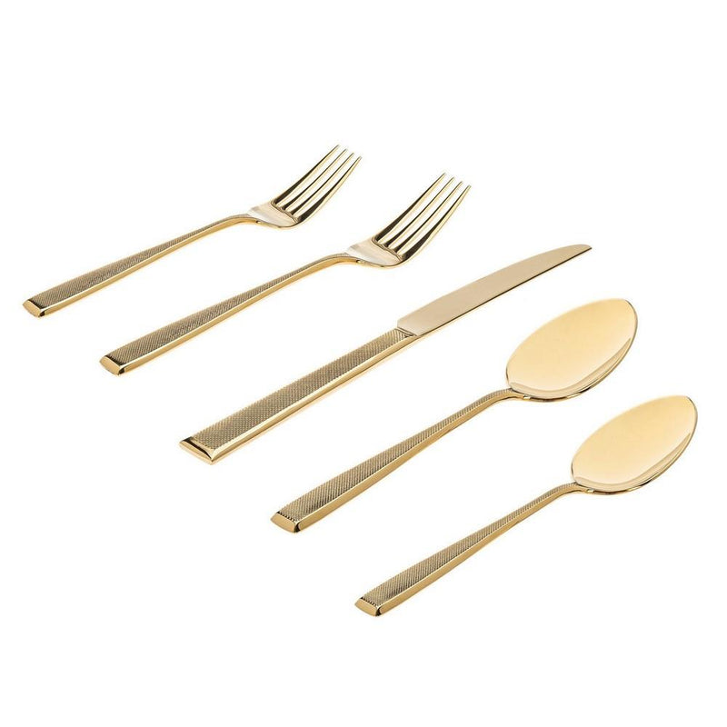 20 Piece Flatware Set | Gold Ingot