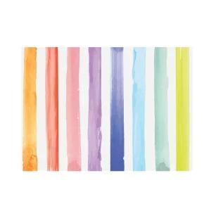 Placemat Pad | Watercolor Stripes