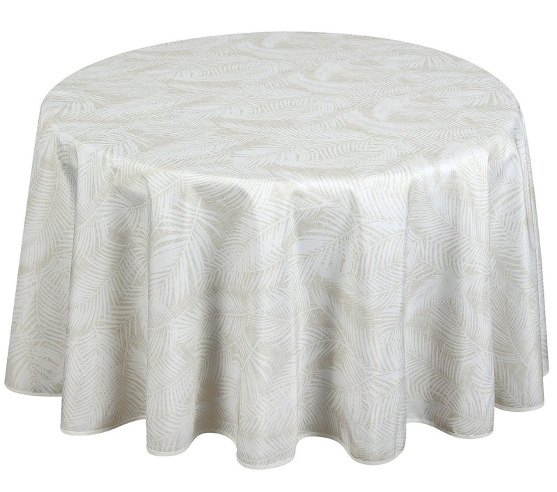 Tablecloth | 70 Inch Round | Beige Cachet