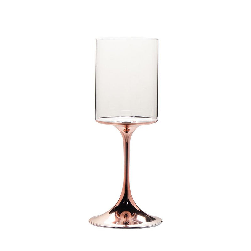 Set of 6 Goblets | Rose Gold Harp