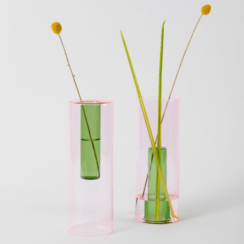 Large Reversible Vase | Pink/Green