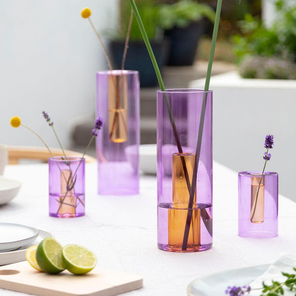 Large Reversible Vase | Lilac/Peach