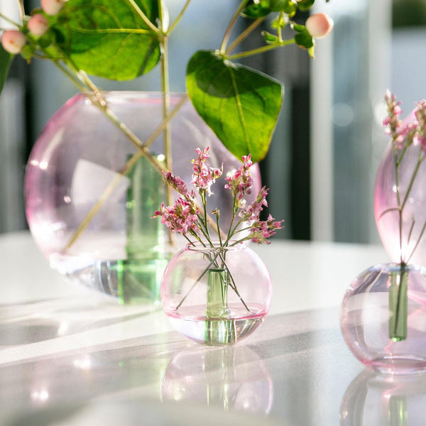 Mini Bubble Vase | Pink/Green