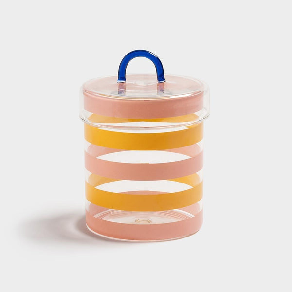 Stripy Jar | Blue Handle