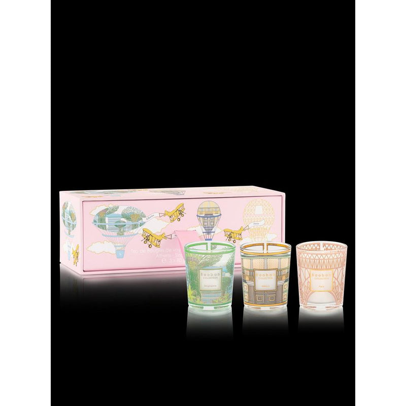 Trio Travel Candles | Singapore/Athens/Paris