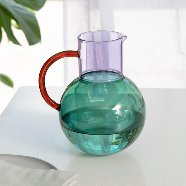 Large Pablo Jug | Teal/Purple/Topaz