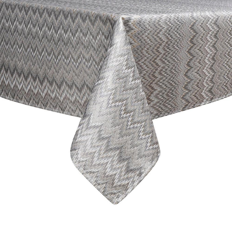 Jacquard Tablecloth | Light Zigzag | Kitchen Art 