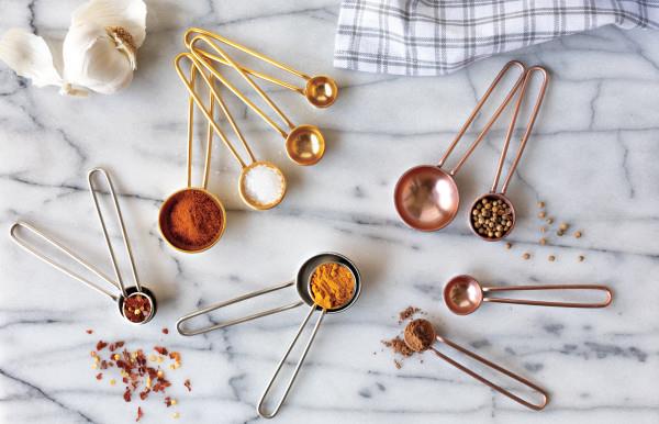 Measuring Spoon Set | Gold | Kitchen Art