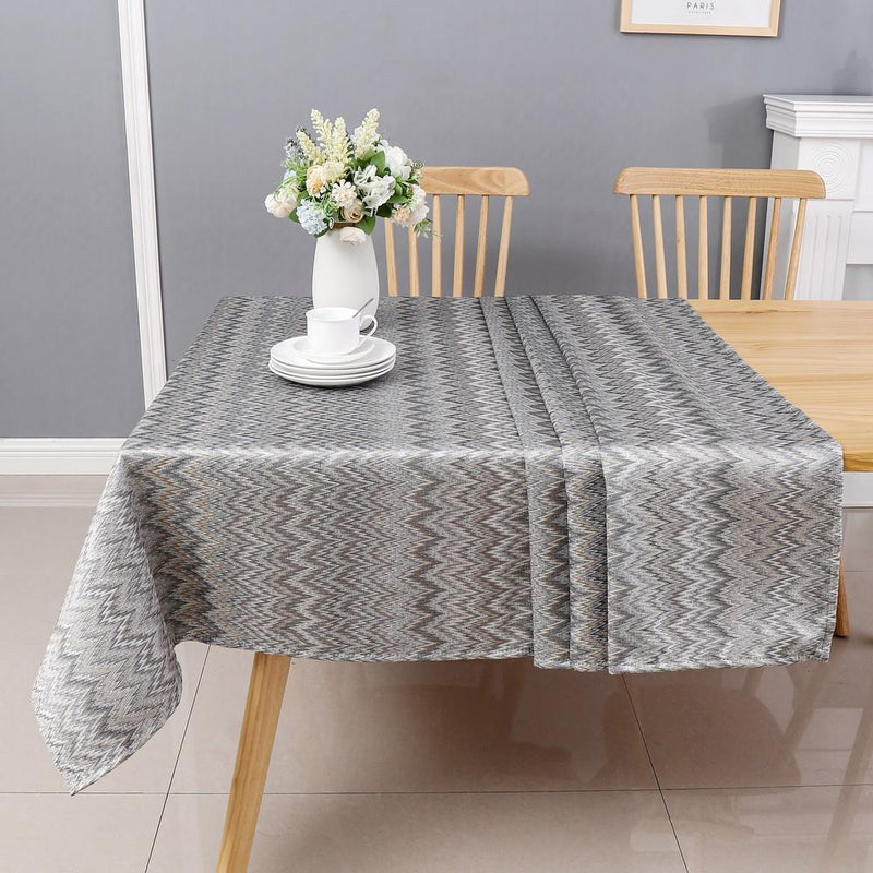 Jacquard Tablecloth | Light Zigzag