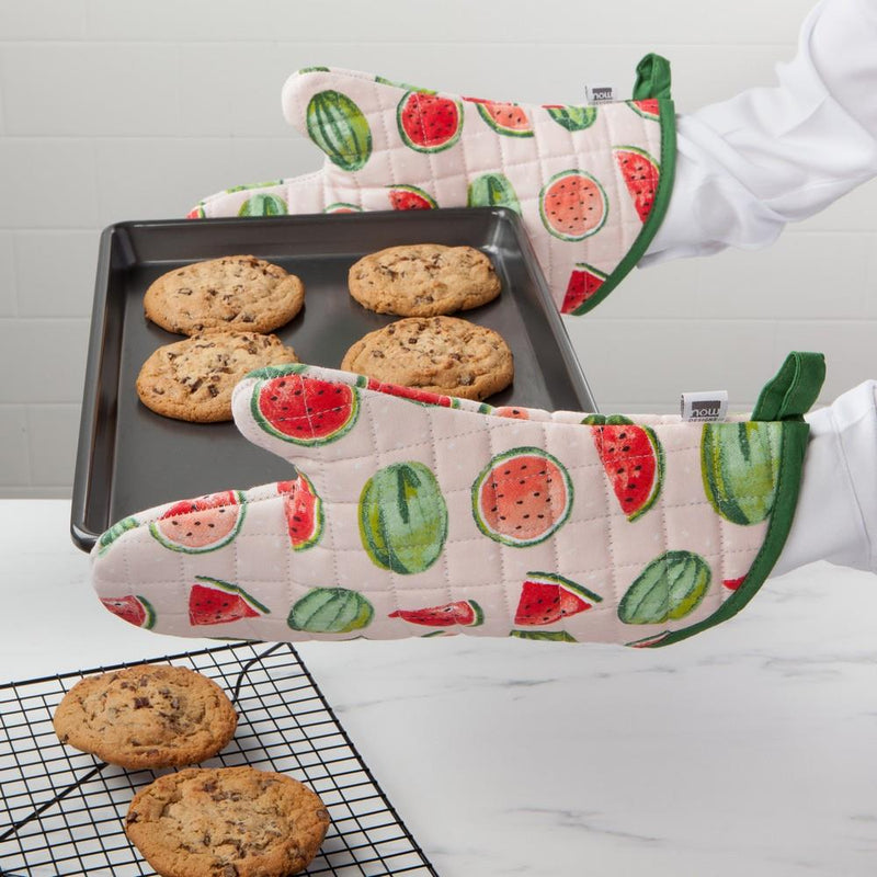 Set of 2 Oven Mitts | Watermelon | Kitchen Art