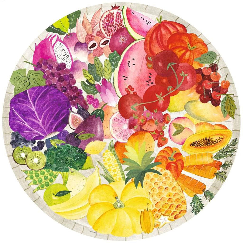 Ravensburger Circle Puzzle | Fruits & Vegetables |Wrapt