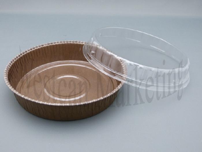 Pack of 10 Medium Round Clear Lids