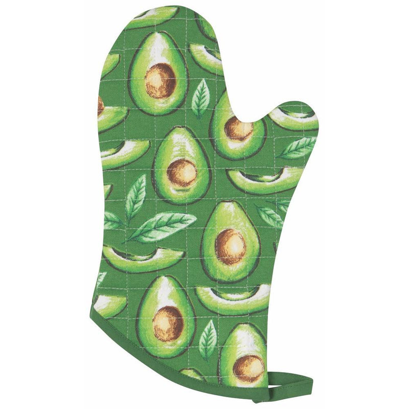 Set of 2 Oven Mitts | Avocados | Kitchen Art